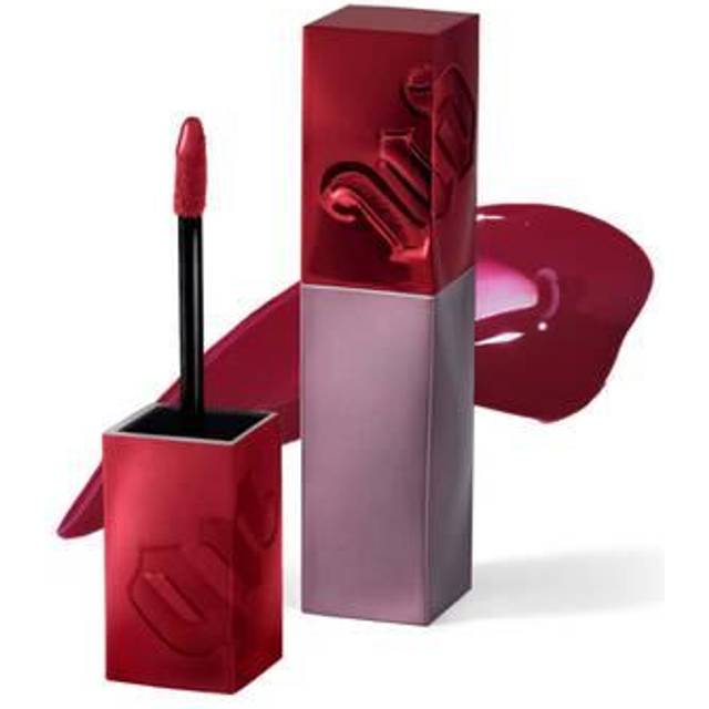 URBAN DECAY Vice Lip Bond Glossy Longwear Liquid Lipstick (Raw Footage - Merlot Red)  Transfer-proof  Smudge-proof  Bold Longwear Shades Up to 16HR We