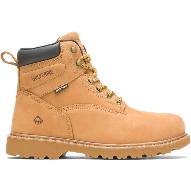 WOLVERINE Mens Floorhand Wp Boot  Wheat  85 M