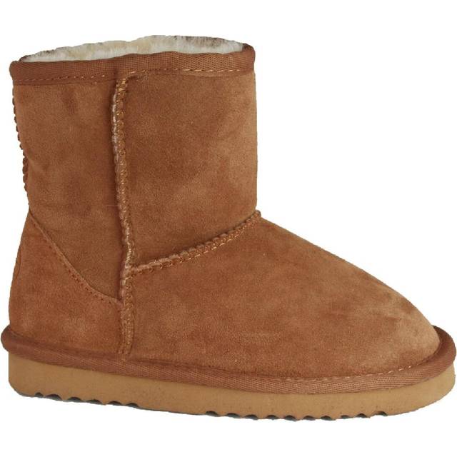 (6 Child UK, Chestnut) Eastern Counties Leather Childrens/Kids Charlie Sheepskin Boots