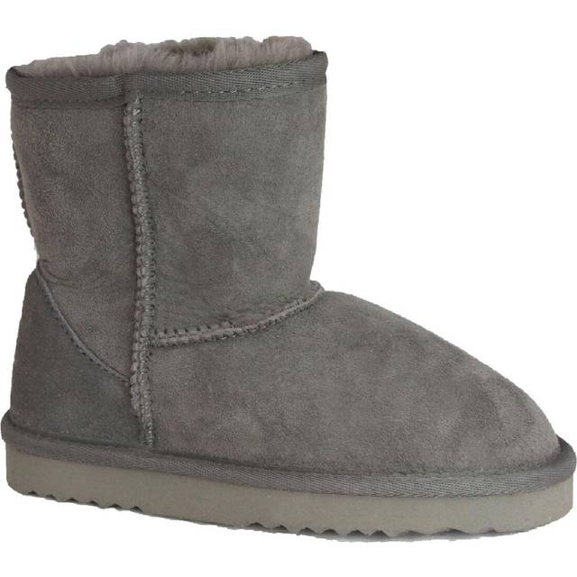 (10 Child UK, Grey) Eastern Counties Leather Childrens/Kids Charlie Sheepskin Boots