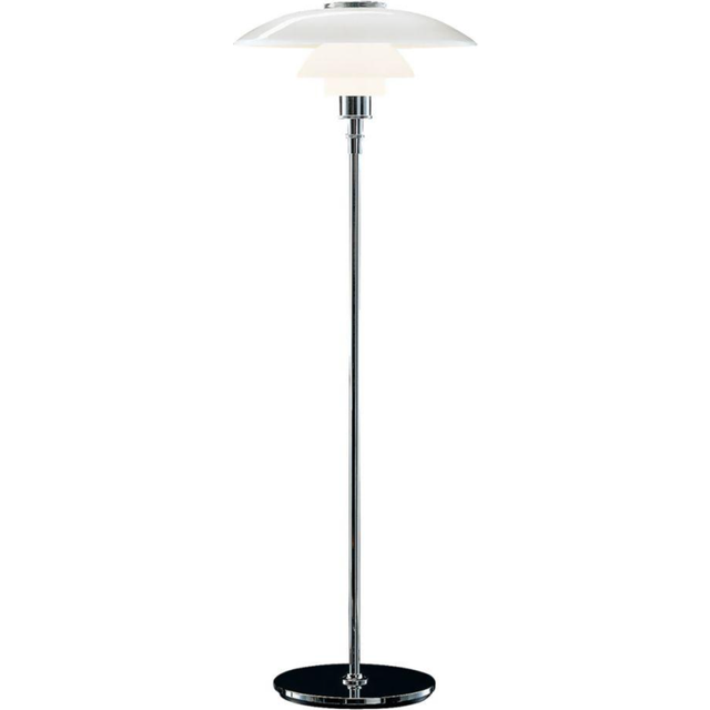 Louis Poulsen PH 4½-3½ golvlampa Krom