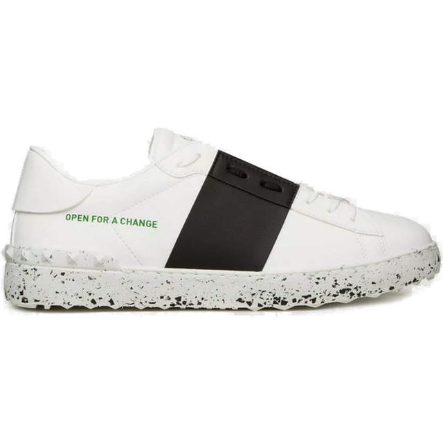 Valentino Rockstud Open For A Change Leather Sneaker