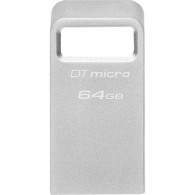 Kingston DTMC3G2/64GB 64GB DataTraveler Micro 200MB/s Metal USB 3.2 G - Kingston Technology