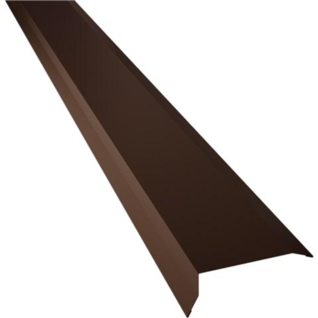 Vindskede lille. 25-25-95-25x2000 mm. - Brun , 2,00 meter. , 20 års garanti (0,50)
