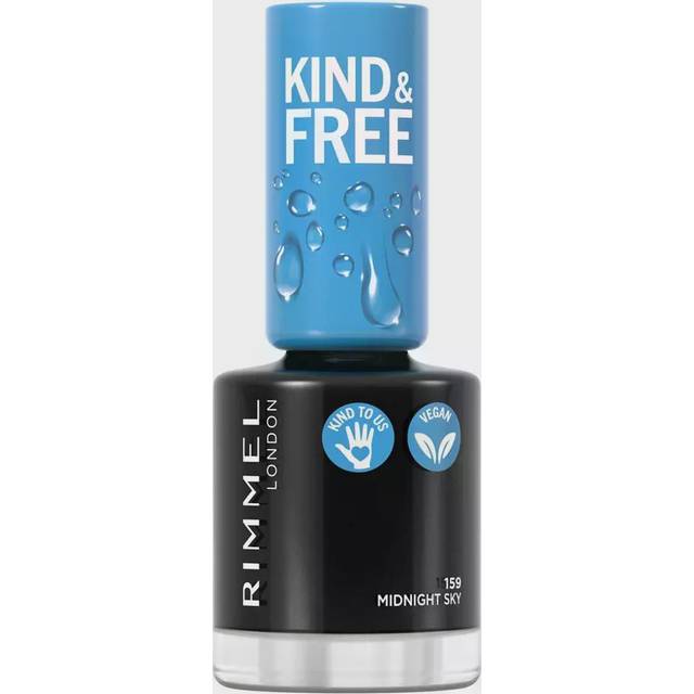 Rimmel Kind & Free Clean Plant Based Nail Polish #159 Midnight Sky 8ml