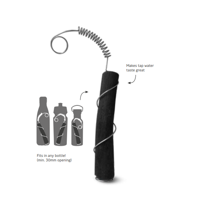 Black+Blum Active Charcoal Water Filter with Locking Coil