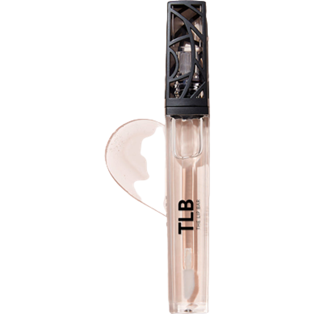 The Lip Bar Vegan Non-Sticky Lip Gloss  with Hydrating Shea Butter for a Lightweight  High Shine Finish  Minimalist - Clear