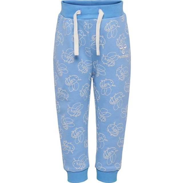Hummel Byxor - HmlGladsome - Silver Lake Blue - Hummel - 2 år (92) - Byxor - Bomull