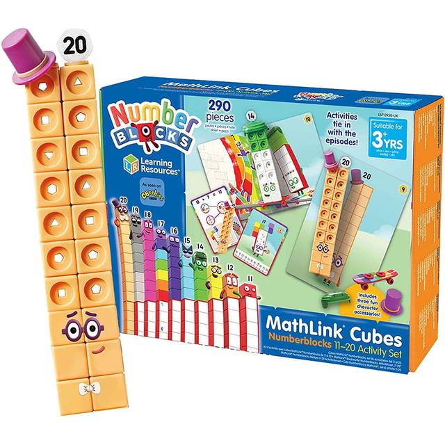 MathLink Cubes Numberblocks 11-20 Activity Set by Learning Resources - Ages 3+