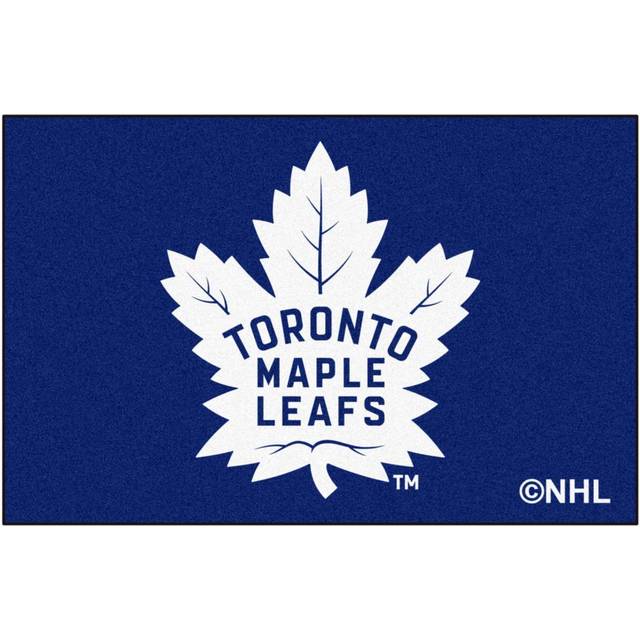 FANMATS - 10282 NHL Toronto Maple Leafs Nylon Face Starter Rug 19x30