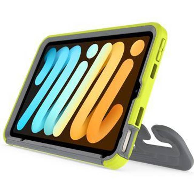 OtterBox Trusty Kids Case för Apple iPad mini 6th gen, stöttåligt, fallskyddat,tunt skyddande skal för barn, testad till militärstandard, Martian - Grön