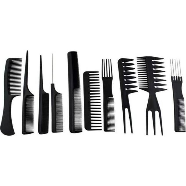 Iso Trade Frisørkamme Sæt Med 10 Stk