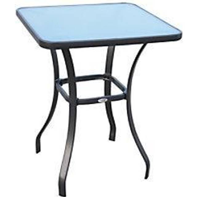 Outsunny Table Square 68.5L x 68.5W x 84H cm - Black | TJ Hughes