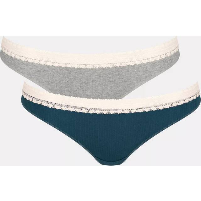 Sloggi Go Ribbed Hipster Brief 2 Pack