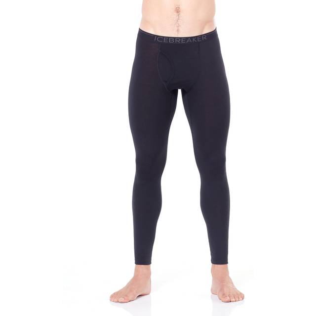 Icebreaker - 200 Oasis Leggings with Fly - Long john size S, black