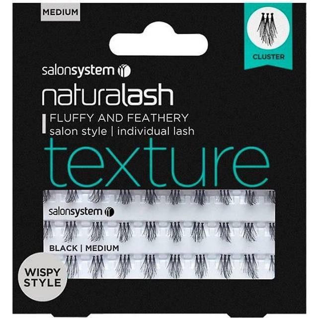 Salon System Naturalash Individual Lashes - Texture Cluster Medium - Wispy Style