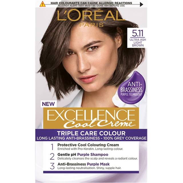 Excellence Crème Cool 5.11 Ultra Ash Light Brown Hair Dye
