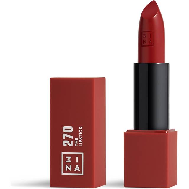 MAKEUP - The Lipstick 270 - Dark Red Lipstick with Vitamin E & Shea Butter - Long Lasting Matte Creamy Lip Colour