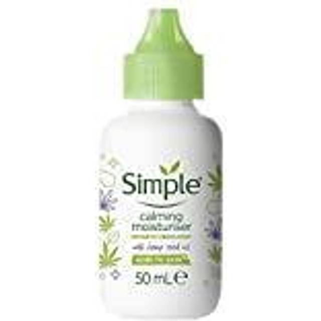 Simple Calming Moisturiser With Hemp Oil, 50ml