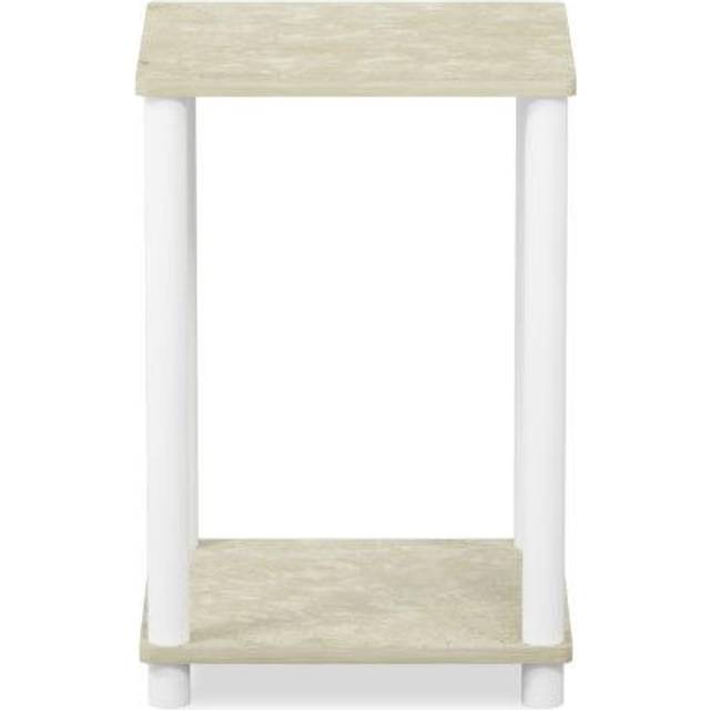 FURINNO End Tables, Dark Cherry/Black, one size