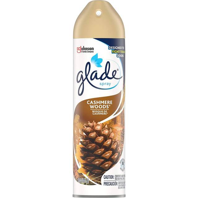 Glade Air Freshener Spray Cashmere Woods 8 Oz (Pack of 3)