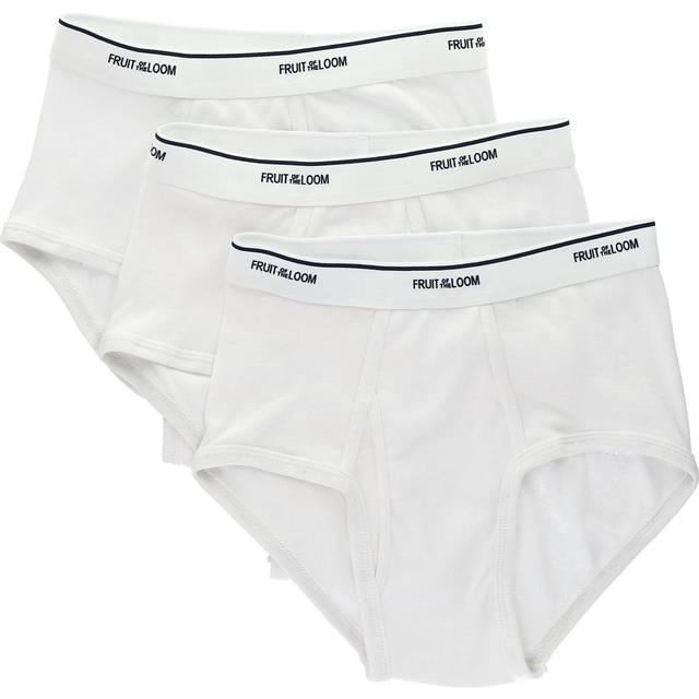 Fruit of the Loom Herr brev 3-pack, vit, liten (förpackning med 3)