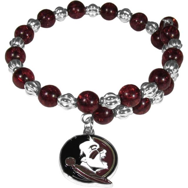 Siskiyou CLWB7 Female NCAA Florida State Seminoles Bead Memory Wire Flexible Fit Bracelet