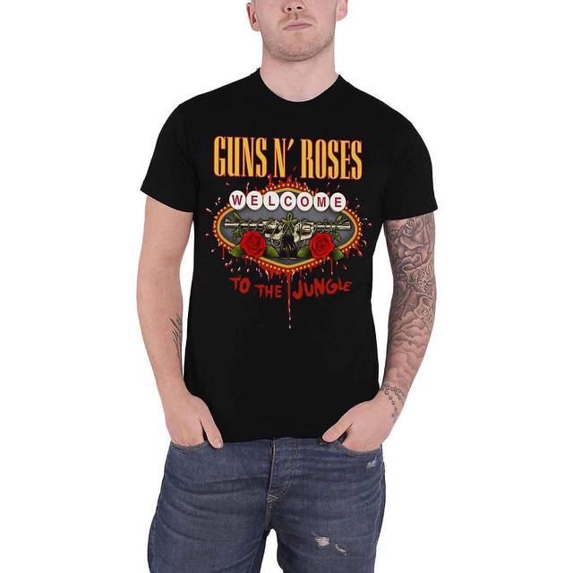 Guns N' Roses 'Welcome to the Jungle' (Black) T-Shirt (XX-Large)