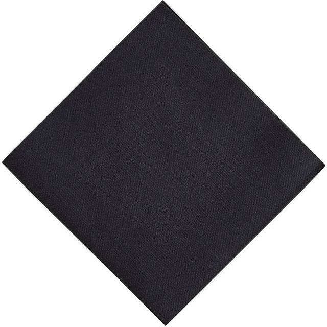 Dunisoft Premium Cocktail Napkin Black 20x20cm Airlaid 1/4 Fold (Pack of 2880)
