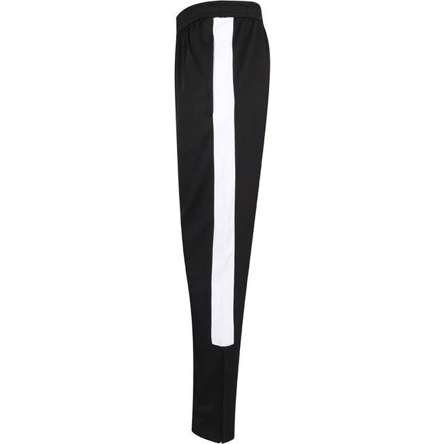 (S, Black/White) Finden and Hales Mens Knitted Tracksuit Pants