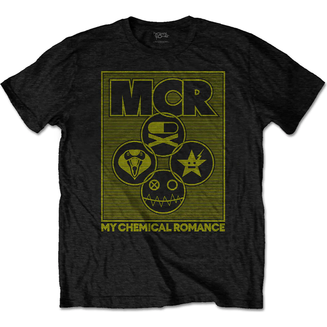 (XXL, Black) My Chemical Romance Lock Box T Shirt