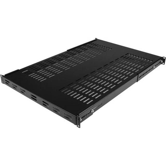 StarTech 1U 19 inch Adjustable Vented Rack Mount Shelf Heavy Duty
