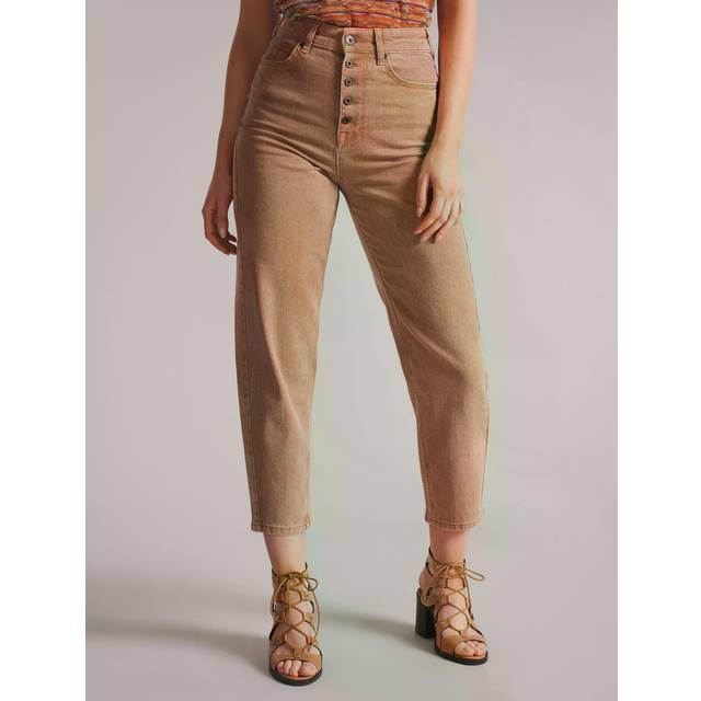 Ted Baker Raegen High-Rise Slim-Leg Denim Jeans - W28 - Orange