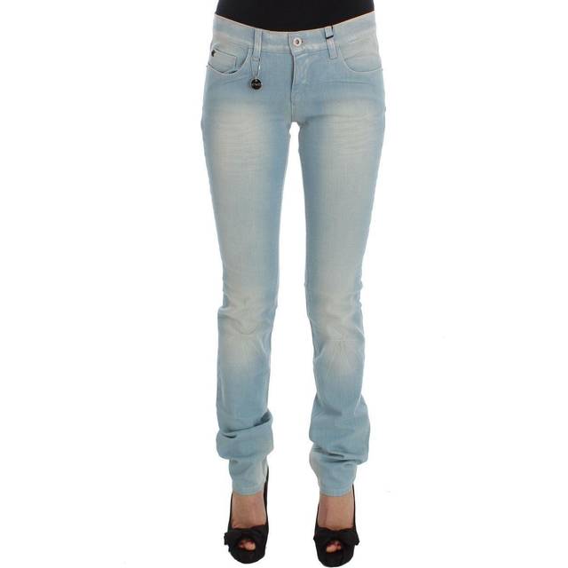 Costume National, Jeans, Dame, Blå, W26, Bomuld, Blå Super Slim Fit Jeans
