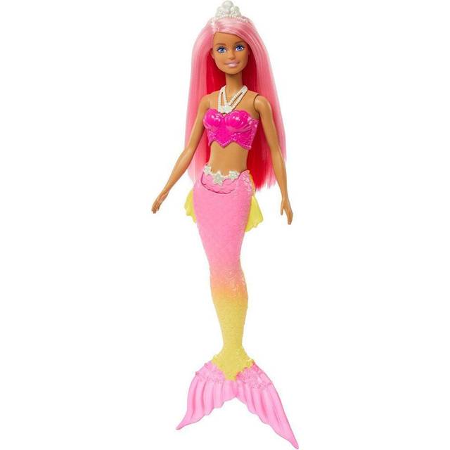 Barbie Dreamtopia Mermaid Doll with Pink Hair and Tail