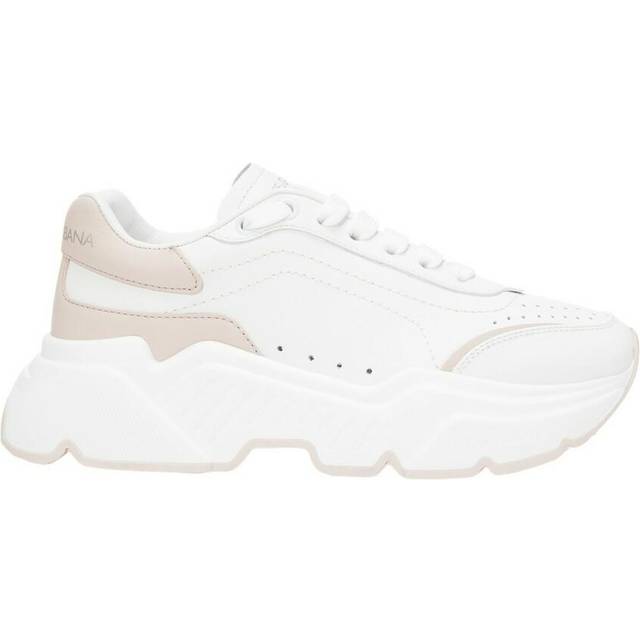 Dolce & Gabbana Mixed-materials Daymaster Sneakers - Woman Sneakers White Fabric 38.5