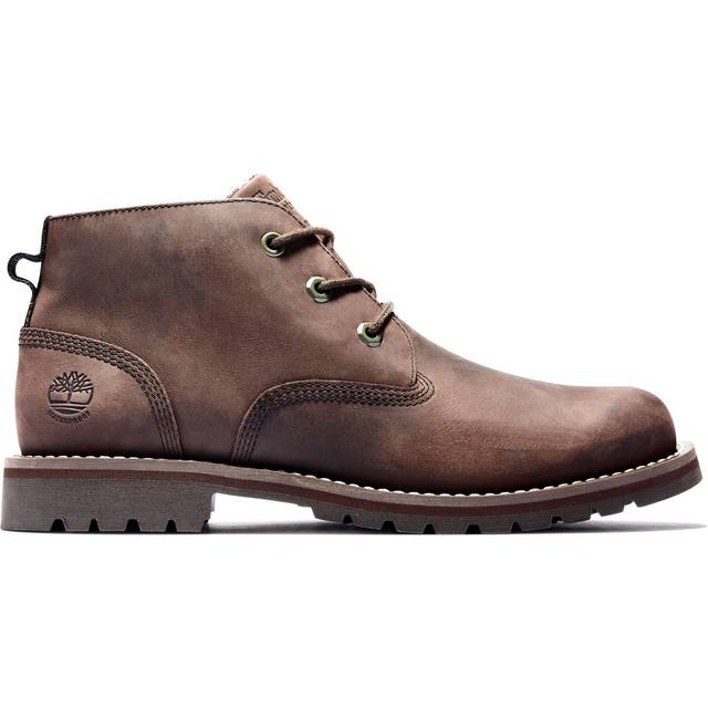 Timberland Men's Larchmont Mid Waterproof Dark Brown Chukka Boots - UK 8