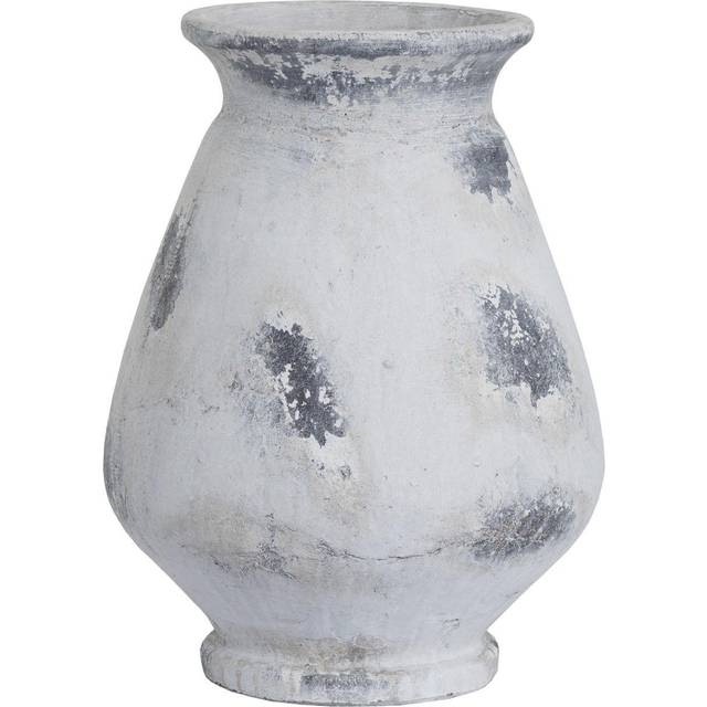 Naxos Large Antique White Vase - Ceramic - L32 x W32 x H43 cm - Stone