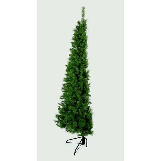 2m Corner Half Dual Purpose Wall Artificial Green Christmas Xmas Tree