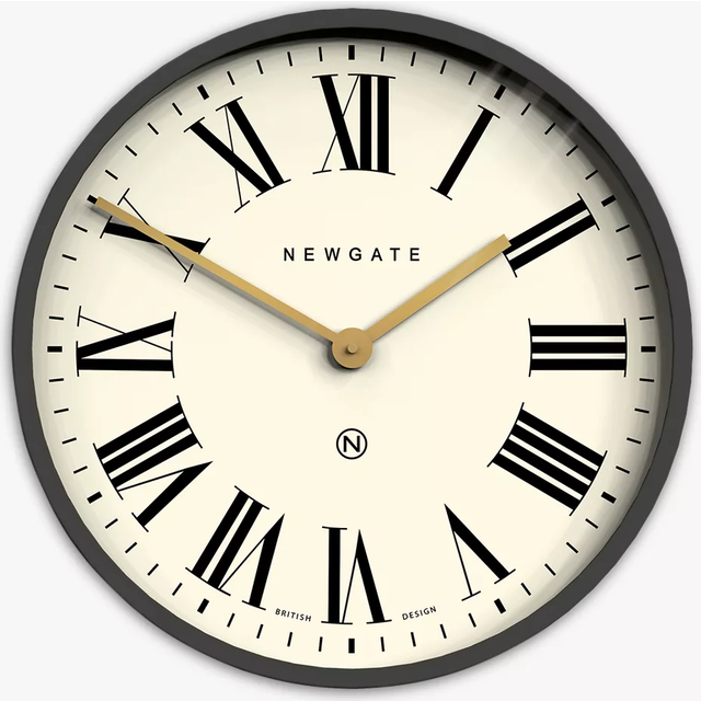 Newgate Clocks Mr Butler Roman Numeral Analogue Wall Clock, 45cm