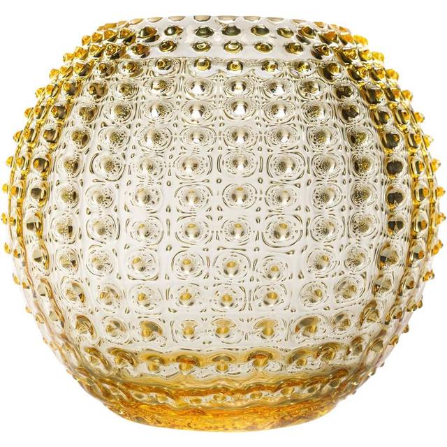 Anna Von Lipa Hobnail Globe vase 24 cm Lemon