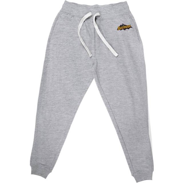 DC Batman Embroidered Unisex Joggers - Grey - M