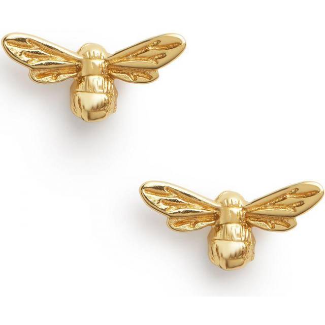 Olivia Burton Lucky Bee Yellow Gold Tone Stud Earrings