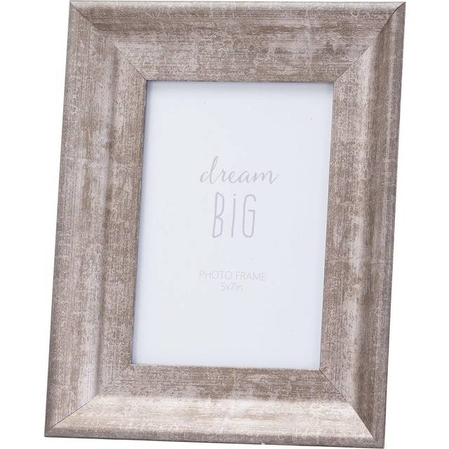 Convex Matt Silver 5x7 Frame
