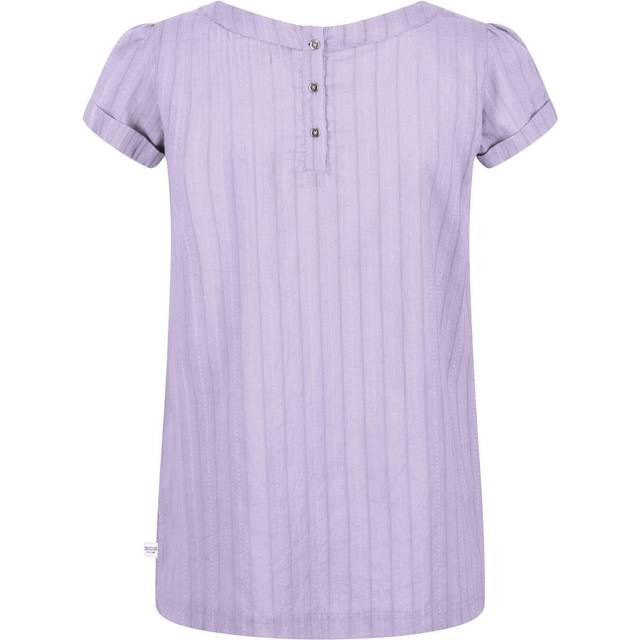Regatta womens/ladies jaelynn dobby cotton t-shirt rg7212