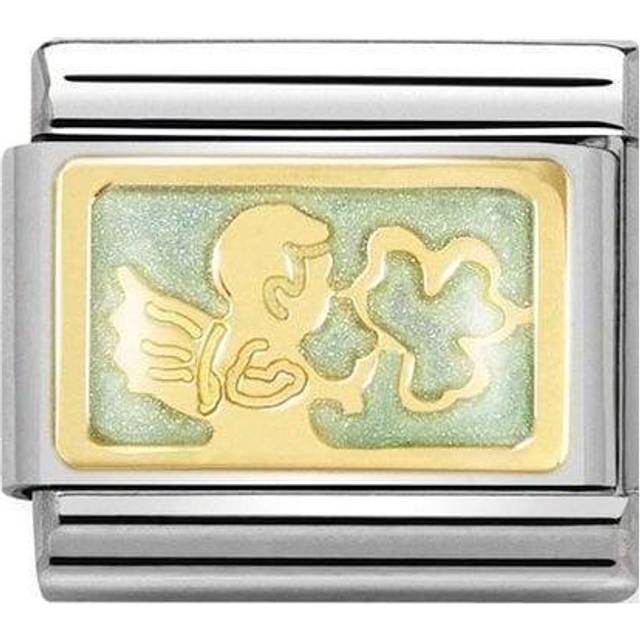 Composable Classic Plates Gold Angel: Good Luck Link 030284/30