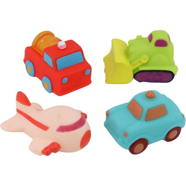 Rätt Start Badleksak Trafik 4-pack - Multifärgad