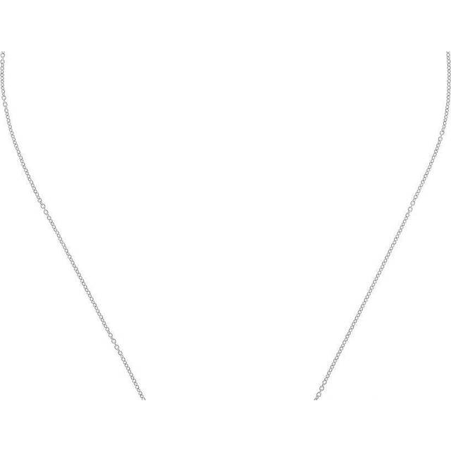CU Jewellery – Two Square pendent halsband, Silver