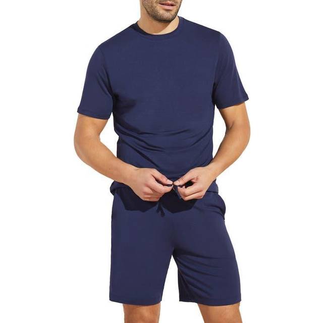 Eberjey Henry Men's Modal Short PJ Set (Charcoal Heather  l)