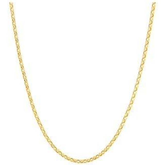 Bloomingdale's Fine Collection Round Link Chain Necklace in 14K Yellow Gold, 18 - Exclusive